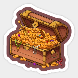 Pirate Treasure Sticker